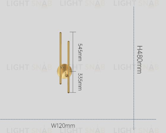 Настенный светодиодный светильник Rachel Deluxe B 977471