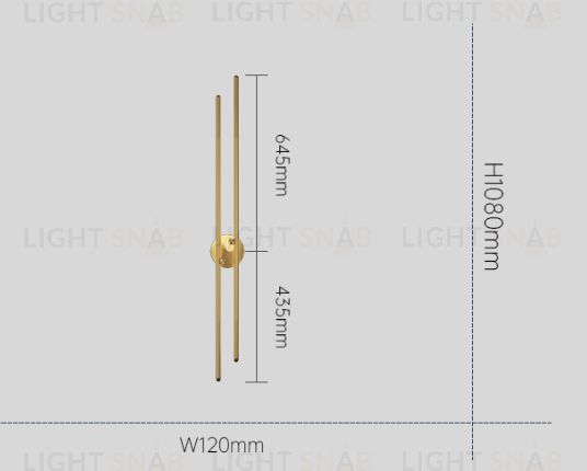 Настенный светодиодный светильник Rachel Deluxe B 977471