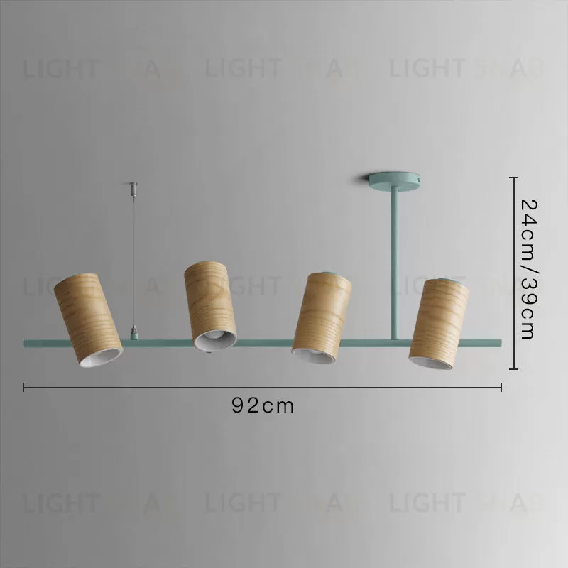 Подвесная люстра из дерева BARREL VL20979