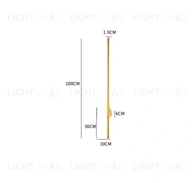 Дизайнерский настенный светильник (Бра) ASOR W2133