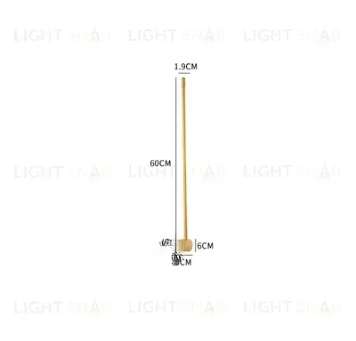 Дизайнерский настенный светильник (Бра) ASOR W2133
