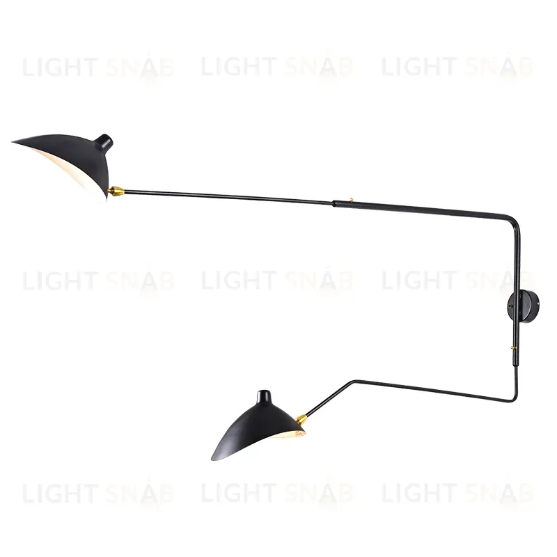 Настенный светильник (Бра) TWO ARMS BLACK TH5064