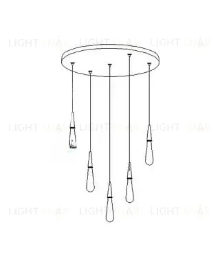 Дизайнерский подвесной светильник THE POUR LIGHTS BUBBLE PD3221