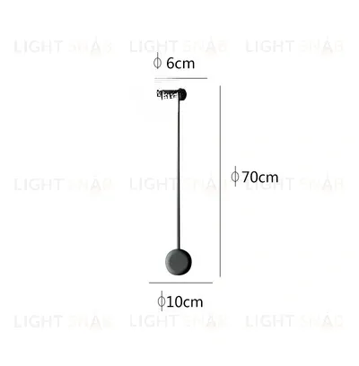 Дизайнерский настенный светильник (Бра) PIN W683