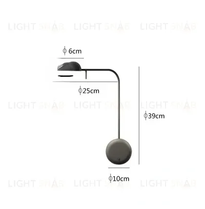 Дизайнерский настенный светильник (Бра) PIN W683