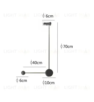 Дизайнерский настенный светильник (Бра) PIN W683