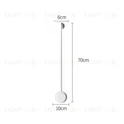 Дизайнерский настенный светильник (Бра) PIN W683