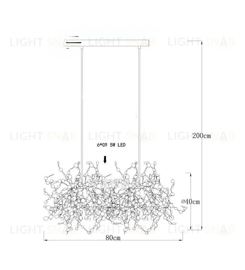 Дизайнерская люстра KANAS L2149
