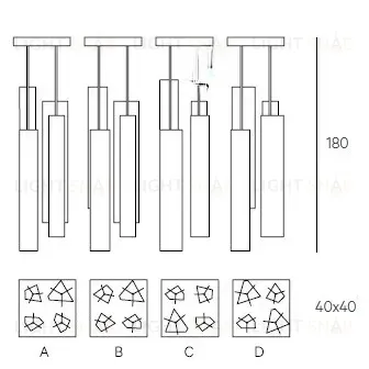 Подвесной светильник AIRLIGHTS by Henge OPD5286