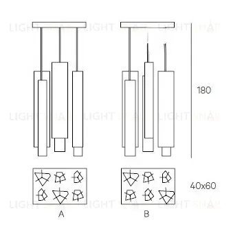 Подвесной светильник AIRLIGHTS by Henge OPD5286