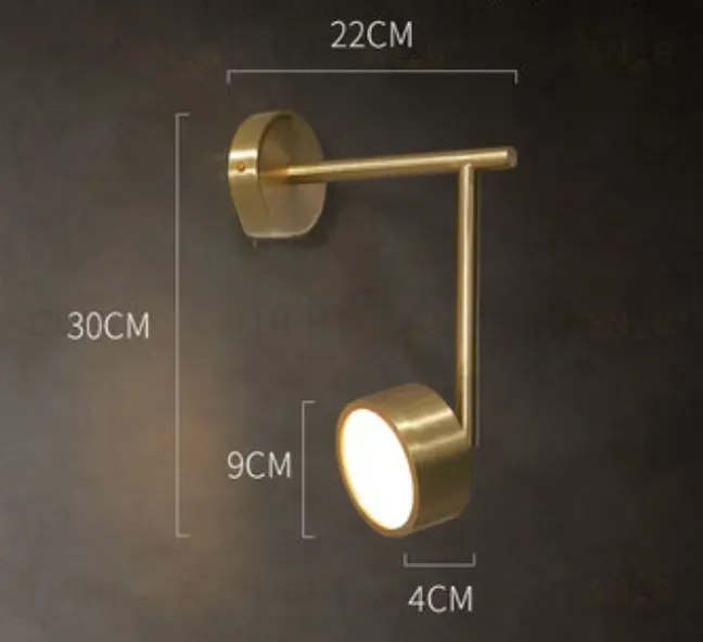 Дизайнерский настенный светильник (Бра) LONER W447