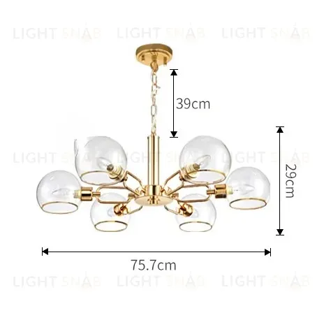 Дизайнерская люстра WHITE BLOOMING L4128