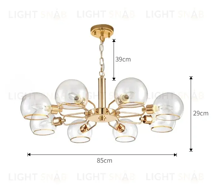 Дизайнерская люстра WHITE BLOOMING L4128