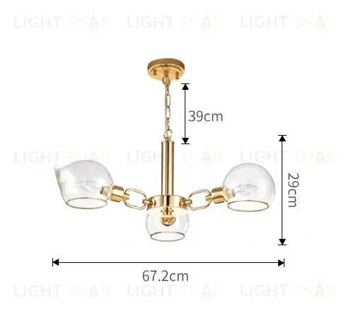 Дизайнерская люстра WHITE BLOOMING L4128