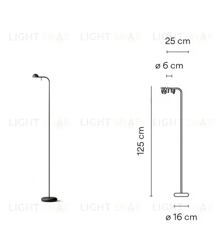 Дизайнерский торшер PIN T1487