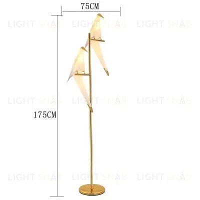 Торшер ORIGAMI BIRD by Romatti T6459