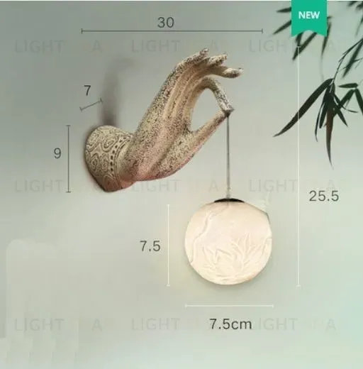 Дизайнерский настенный светильник (Бра) AGN W7165