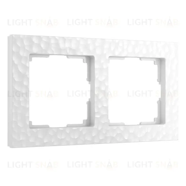 Рамка двойная Werkel Hammer белый a052515 a052515