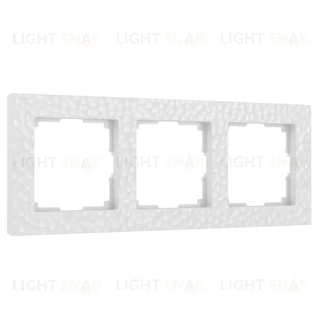 Рамка тройная Werkel Hammer белый a052519 a052519