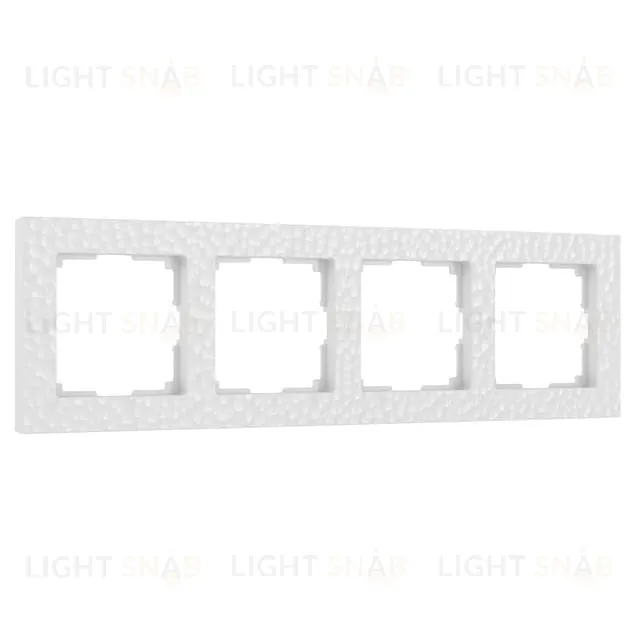 Рамка четверная Werkel Hammer белый a052523 a052523