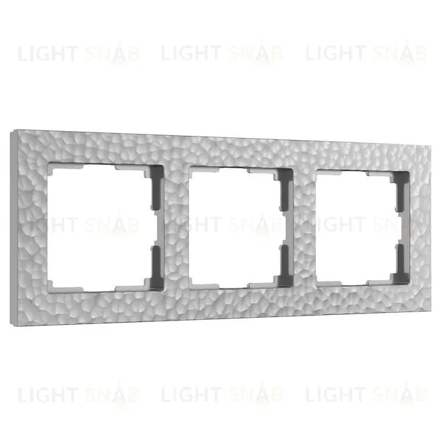 Рамка тройная Werkel Hammer серебряный a052520 a052520