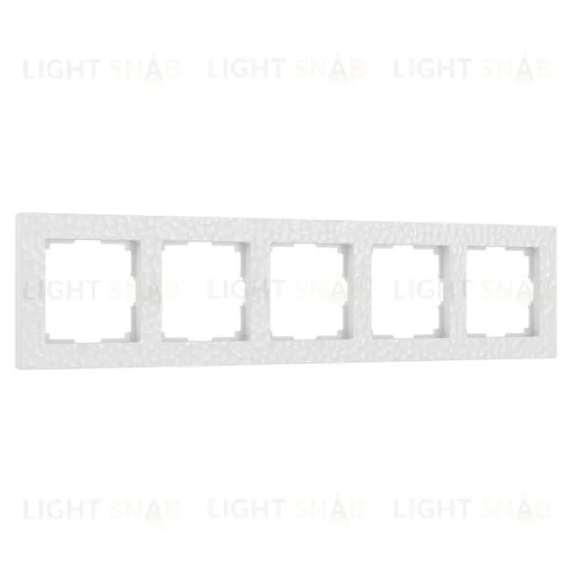 Рамка пятерная Werkel Hammer белый a052529 a052529