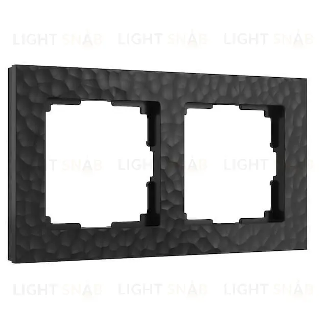 Рамка двойная Werkel Hammer черный a052517 a052517