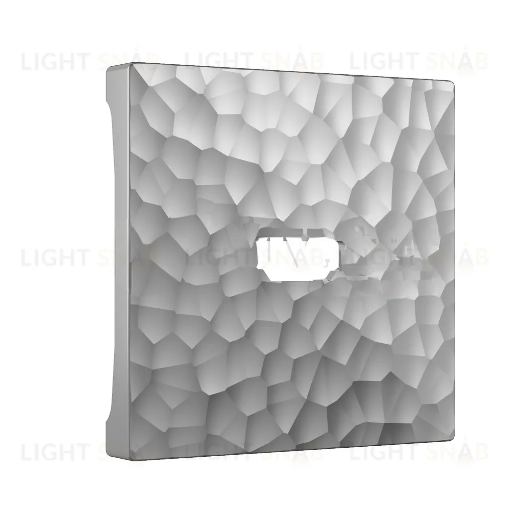 Розетка HDMI Werkel Hammer, серебряный a051121+Накладка Werkel для розетки HDMI серебряный hammer a051121 + a052069