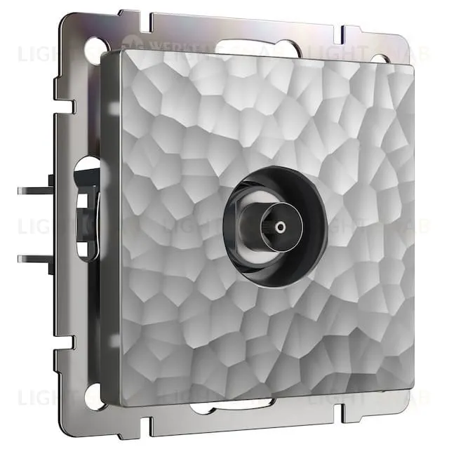 ТВ-розетка оконечная Werkel Hammer серебряный a052091 a052091