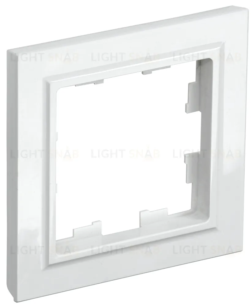 Рамка одинарная IEK Brite белый BR-M12-K01 BR-M12-K01