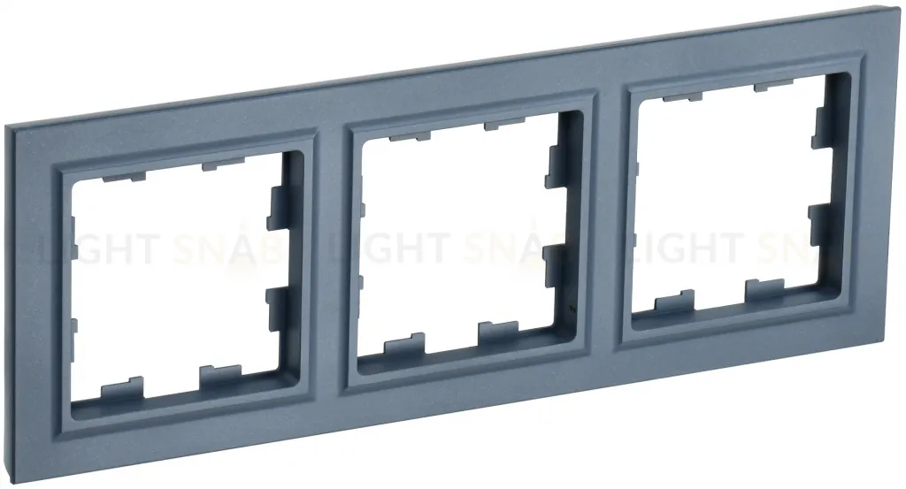 Рамка тройная IEK Brite маренго BR-M32-K35 BR-M32-K35