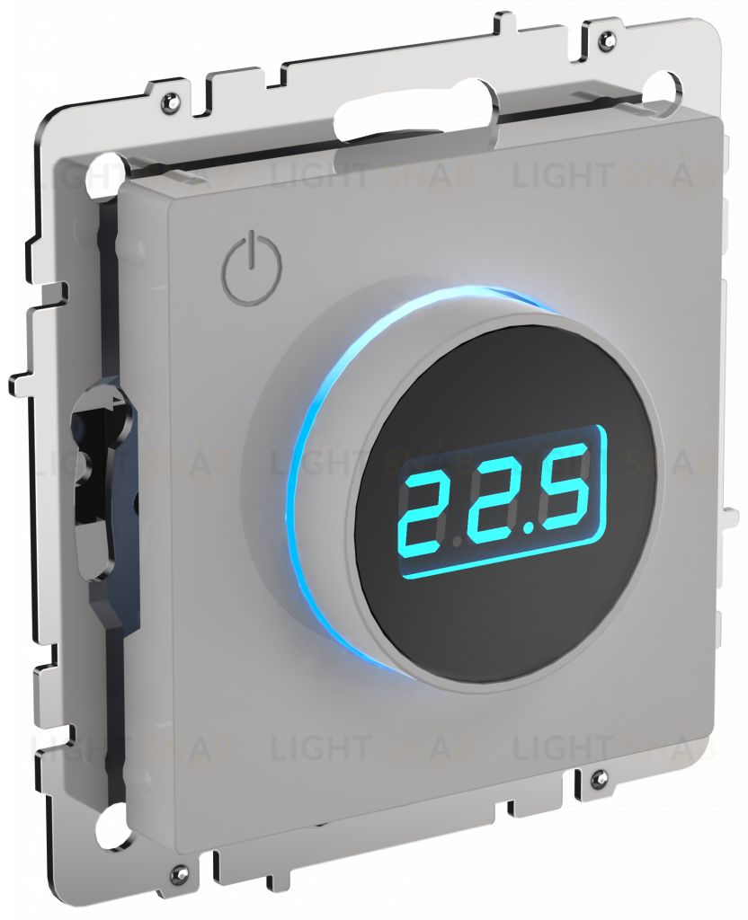 Термостат электронный с датчиком 2,4 м для теплых полов 16А, 3500Вт IEK Brite белый BR-RT11-K01 BR-RT11-K01