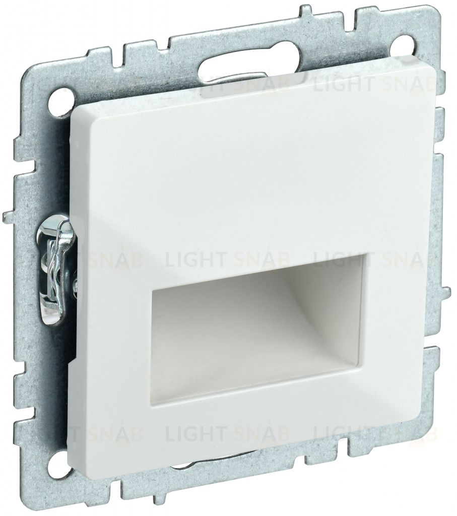 Подсветка белая LED встраиваемая 4000K IEK Brite белый BR-FL20-K01 BR-FL20-K01