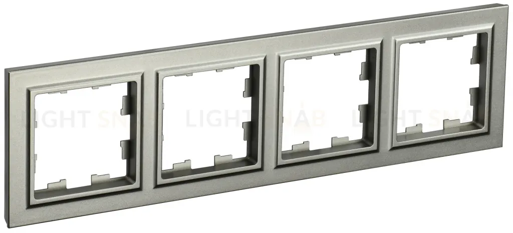 Рамка четверная IEK Brite шампань BR-M42-K37 BR-M42-K37