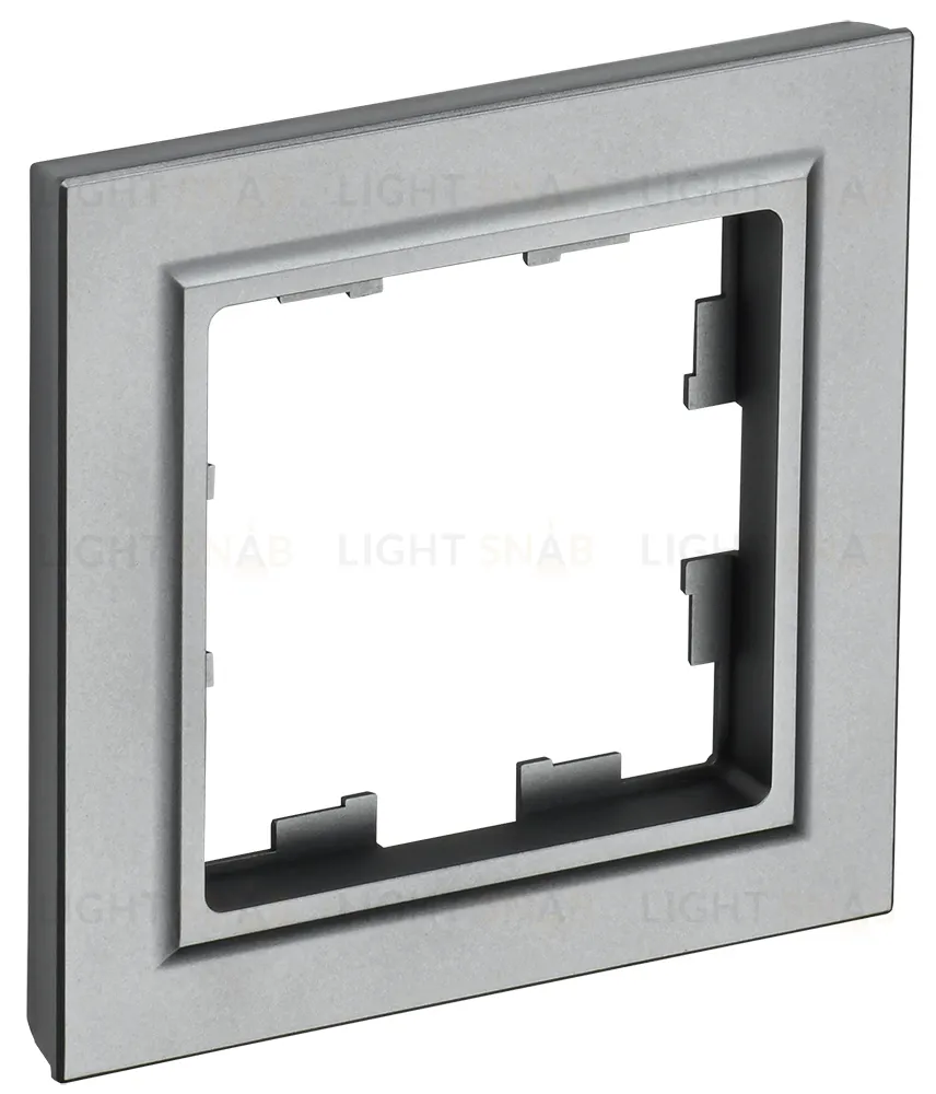 Рамка одинарная IEK Brite сталь BR-M12-K46 BR-M12-K46