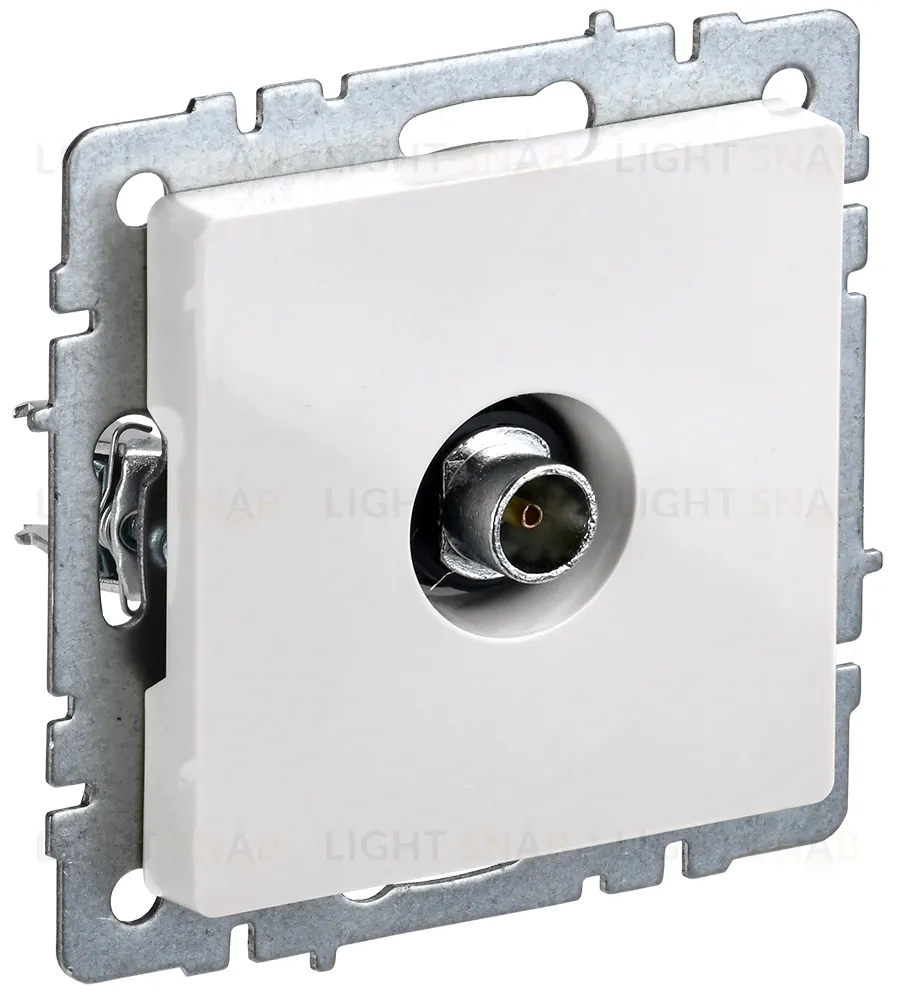 Розетка TV оконечная IEK Brite, белый BR-A10-O-K01 BR-A10-O-K01