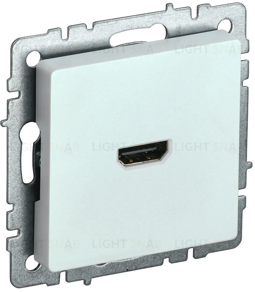 HDMI розетка одинарная тип А IEK Brite, жемчужный BR-H10-K36 BR-H10-K36