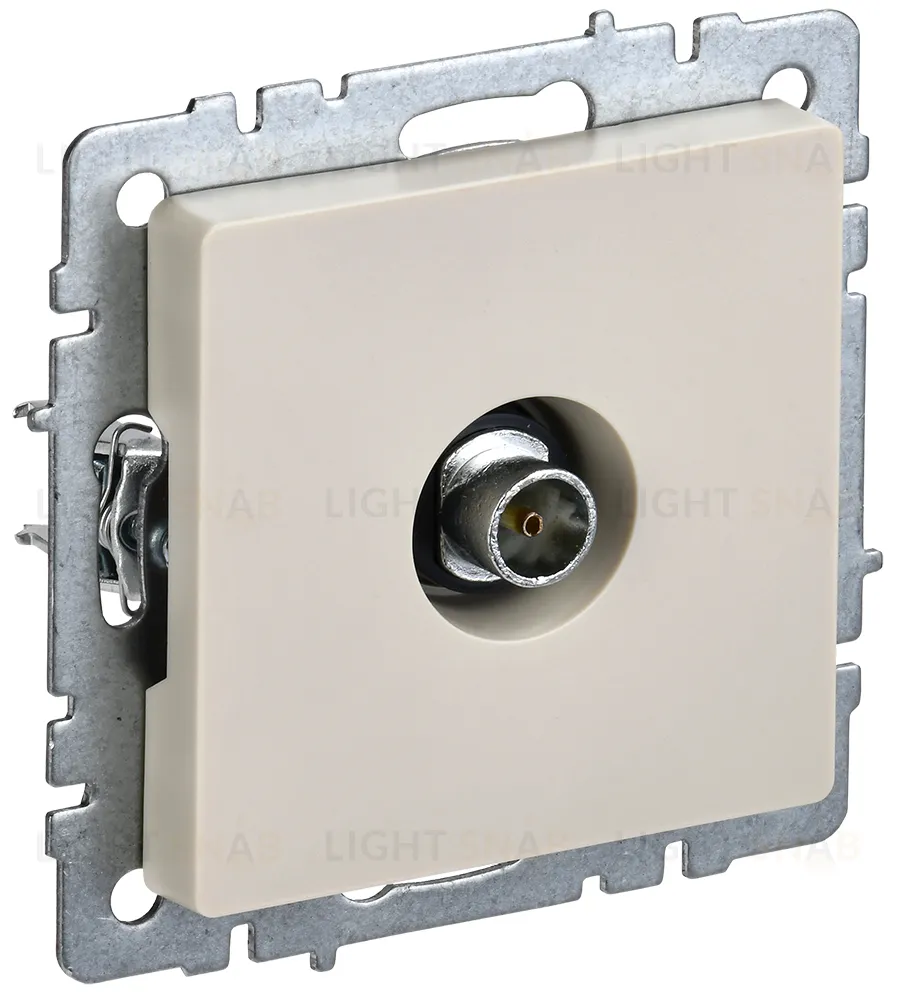 Розетка TV оконечная IEK Brite, бежевый BR-A10-O-K10 BR-A10-O-K10