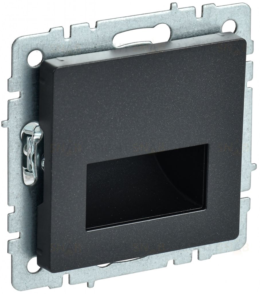 Подсветка белая LED встраиваемая 4000K IEK Brite черный BR-FL20-K02 BR-FL20-K02