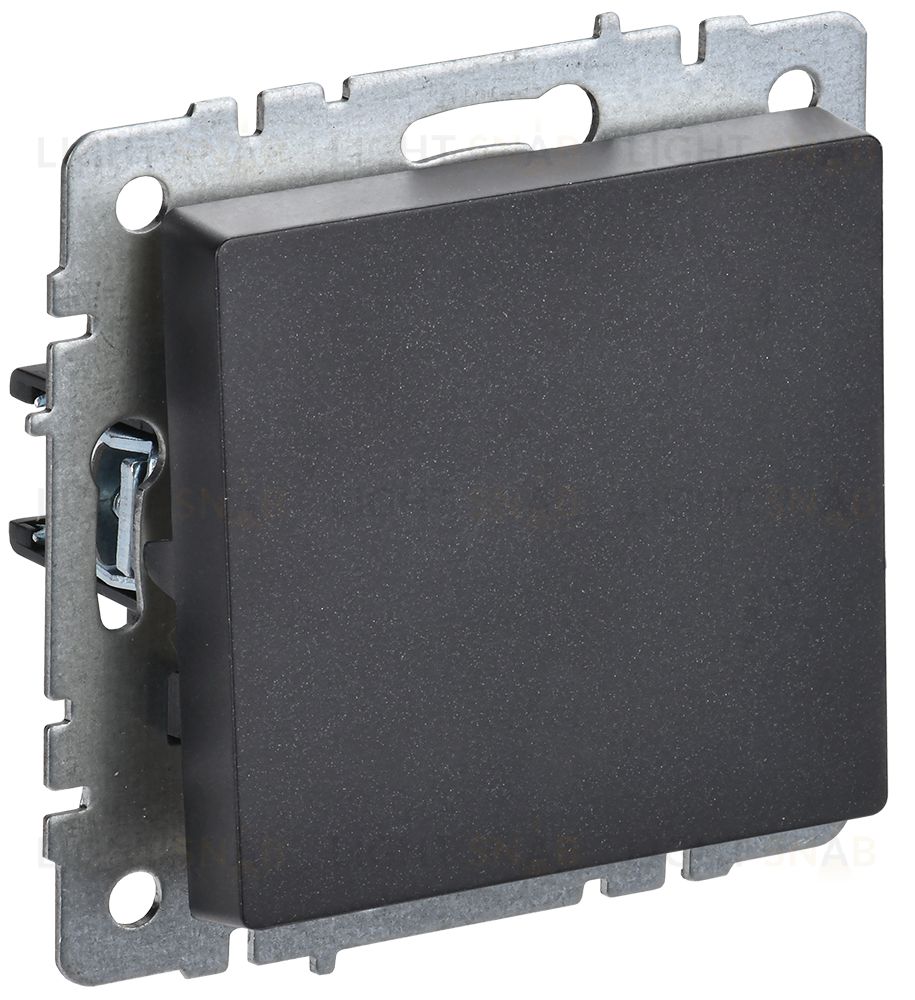 Выключатель 1-клавишный перекрестный 10А IEK Brite черный BR-V13-0-10-K02 BR-V13-0-10-K02