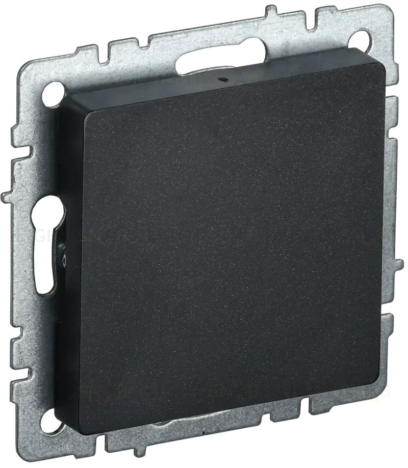 Заглушка IEK Brite, черный BR-PL10-K02 BR-PL10-K02