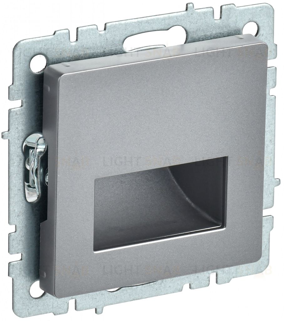 Подсветка белая LED встраиваемая 4000K IEK Brite сталь BR-FL20-K46 BR-FL20-K46