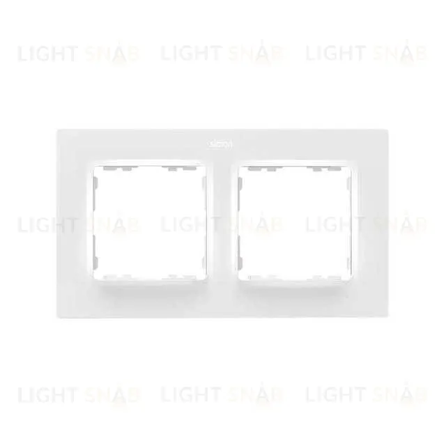 Рамка двойная Simon 82 Concept белый матовый 8200627-090 8200627-090