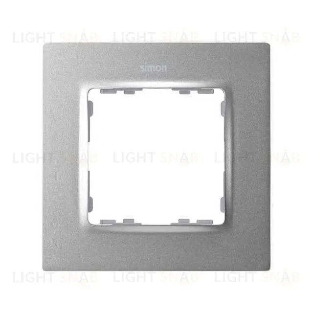 Рамка одинарная Simon 82 Concept алюминий матовый 8200617-093 8200617-093