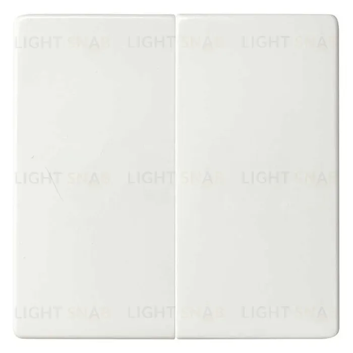 Двухклавишный выключатель кнопочный 10А/250В Simon 82 Concept, белый матовый 75396-39+8200026-090 75396-39 + 8200026-090