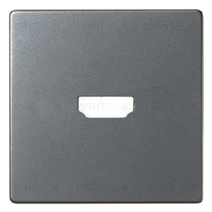 Розетка HDMI мама-мама Simon 82 Concept, титан матовый 7501094-039+8201094-096 7501094-039 + 8201094-096