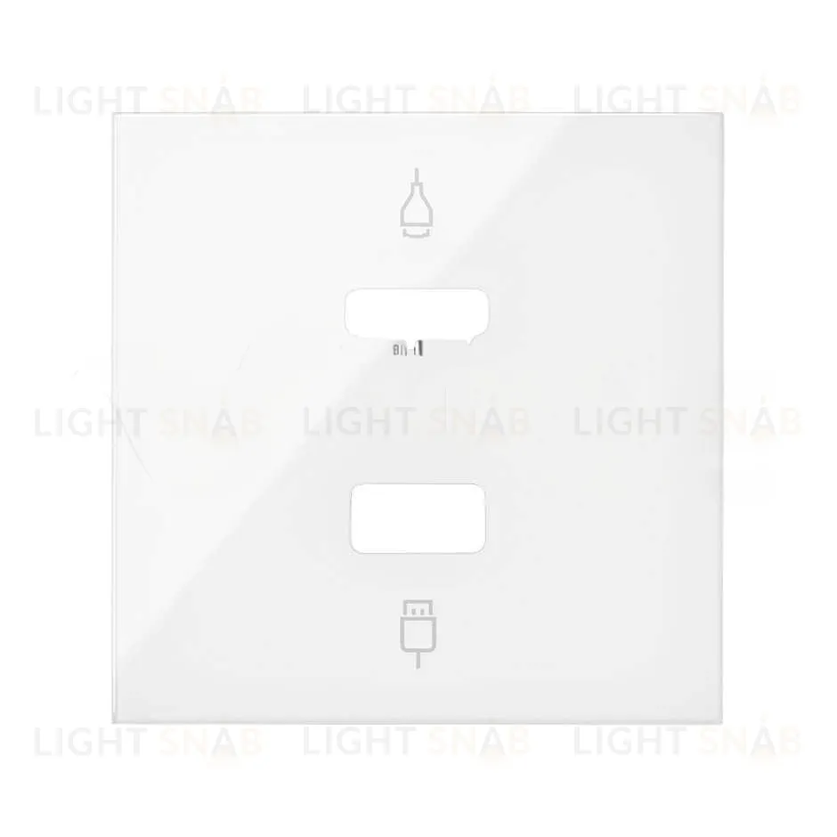 Розетка HDMI v1.4 + USB 2.0 тип A Simon 100, белый глянец 10000563-039+10001095-130 10000563-039 + 10001095-130