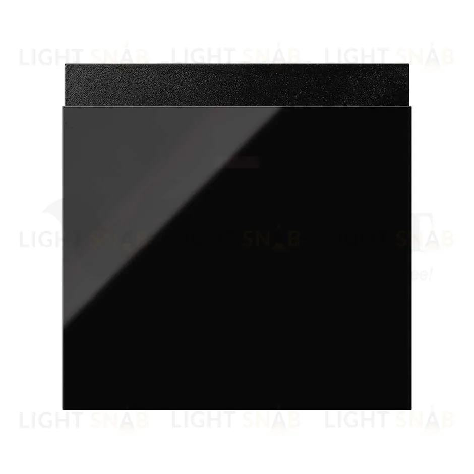 Карточный выключатель проходной 10A/250В с 2 микропереключателями Simon 100, черный глянец 10000550-039+10000078-138 10000550-039 + 10000078-138