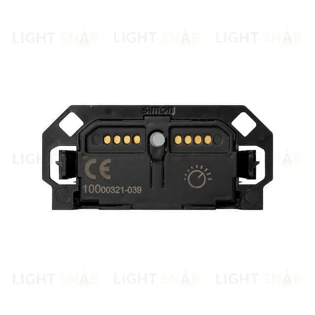 Светорегулятор с отсечкой фазы (2/3 провода) 0-240Вт (0-100Вт LED) Simon 100 230В, белый матовый 10000321-039+10001020-230 10000321-039 + 10001020-230