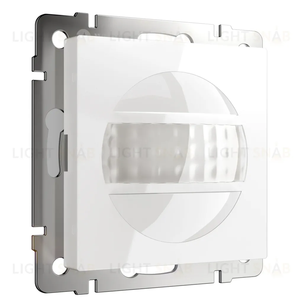 Датчик движения 2-х проводный с выключателем до 500Вт лампы накаливания, до 200Вт LED, Werkel, белый a054896 a054896